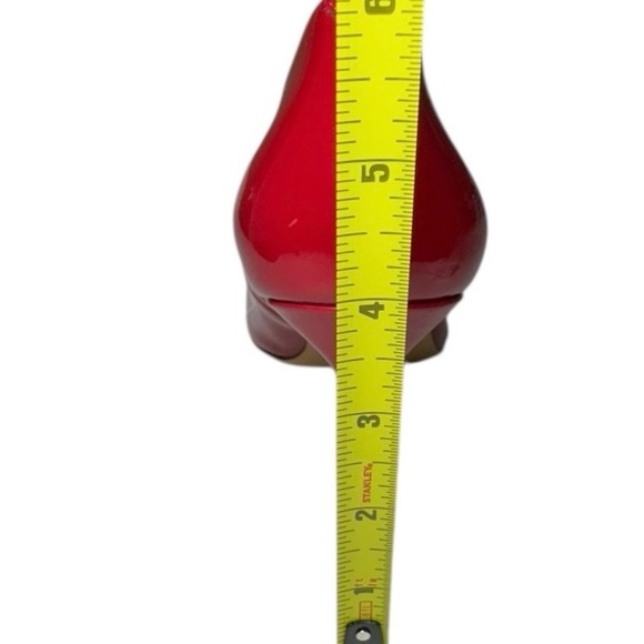 Aldo Women's Stessy Red Faux Patent Leather Mid Heel Pointed Toe Pumps Size 9 - Picture 8 of 11